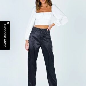 Princess Polly Ariah Long Sleeve Top in White